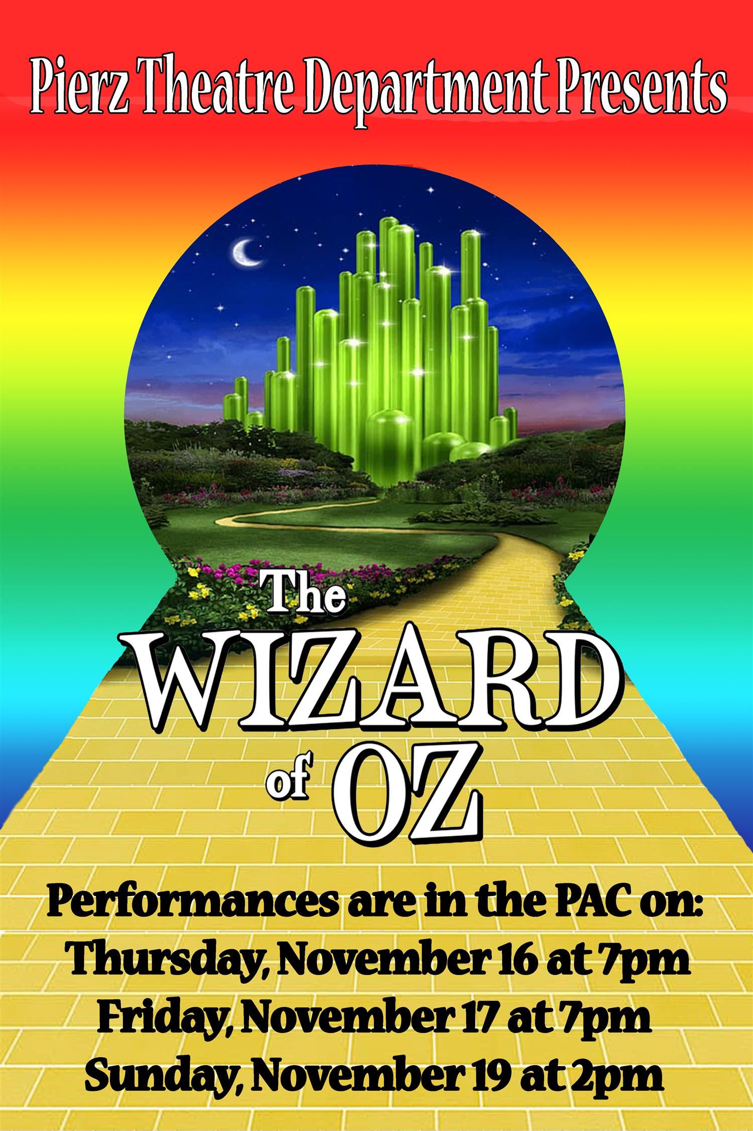 Wizard of Oz play coming to the PAC