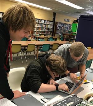 CSI repairing chromebooks